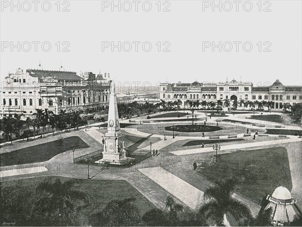 Plaza de la Victoria, Buenos Aires, Argentina, 1895.