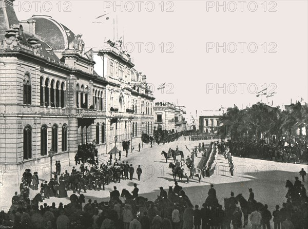 Opening of Congress, Buenos Aires, Argentina, 1895.