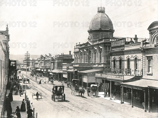 Rundle Street, Adelaide, Australia, 1895.