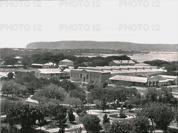 View from the Town Hall, Durban, South Africa, 1895.