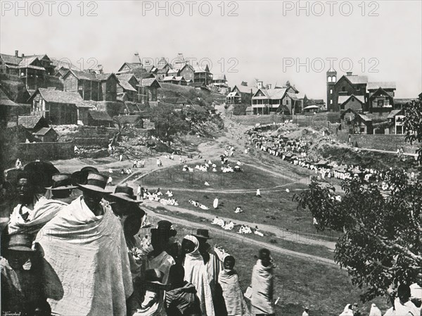 The Kabary Plain, Andohalo, Antananarivo, Madagascar, 1895.