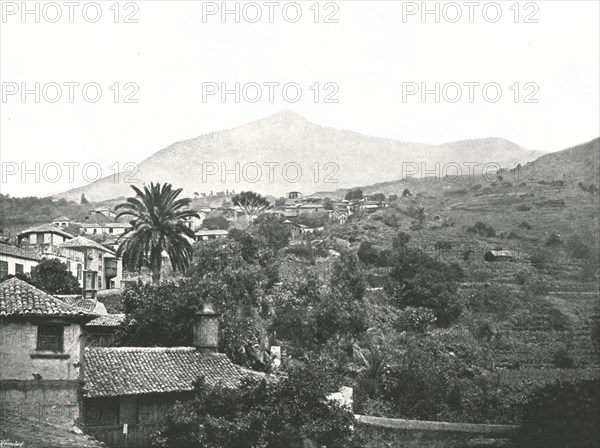 General view showing the Peak, Tenerife, Canaries, Spain, 1895.