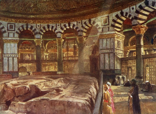 The Holy Rock Beneath the Dome of the Rock', 1902.