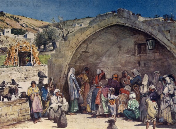 The Fountain of the Virgin at Nazareth', 1902.