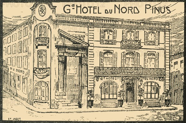 Facade De L'Hotel - Front of the Hotel', c1920s.