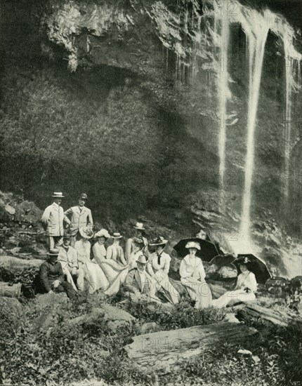 A Picnic Party at Maracas Falls, Trinidad, with Sir A. Moloney and Party', 1902.
