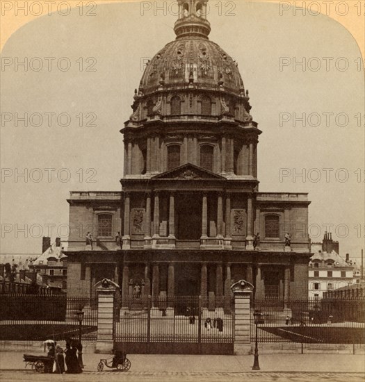 Dome des Invalides, where rests the mighty warrior - Tomb of Napoleon I., Paris, France', 1900.