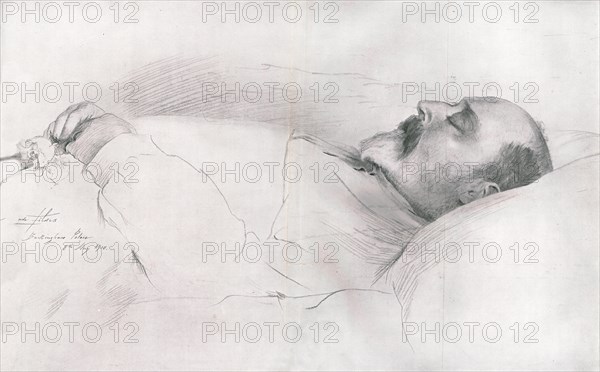 His Majesty King Edward VII in Death', 1910.