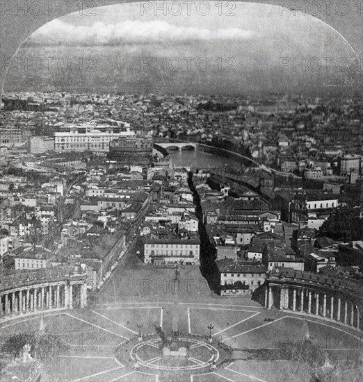 Rome, the Eternal City, from the Balcony of St. Peter's Italy', 1904.