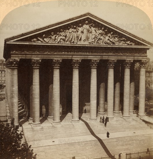 The Church of the Madeline, Paris, France', 1900.