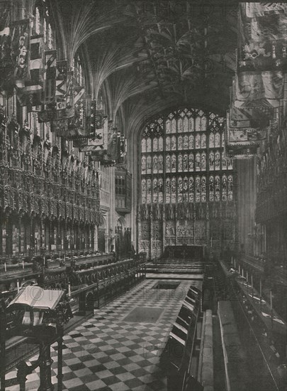 St George's Chapel, Windsor, 1910.