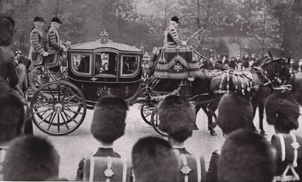 Funeral procession of King Edward VII, London, 20 May 1910.