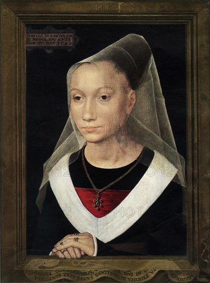 Portrait of Marie, daughter of Willem Moreel', 1480.