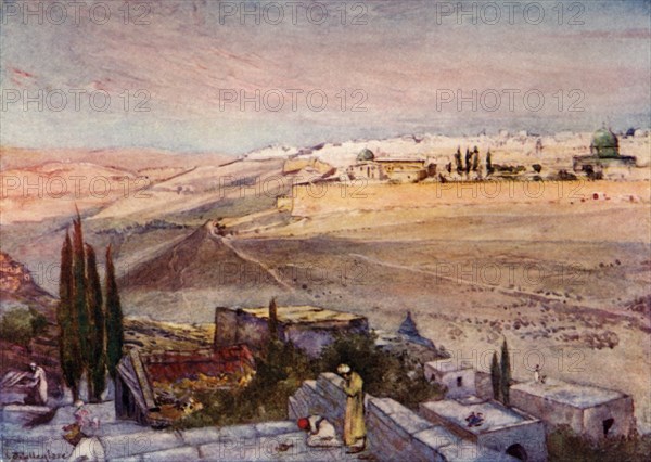 Sunrise from the Mount of Olives', 1902.