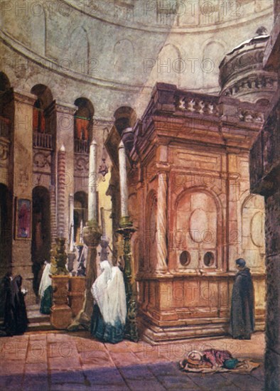 The Rotunda and Chapel of the Holy Sepulchre', 1902.