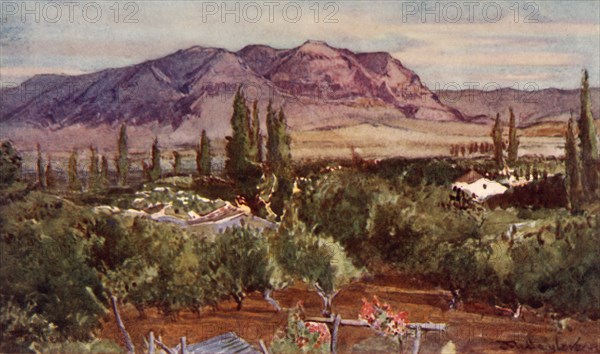 The Mount of Temptation from Jericho', 1902.