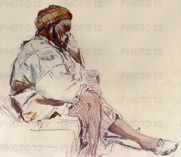 'Syrian Peasant Seated