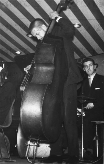 Spike Heatley and Ronnie Stephenson, Dankworth Big Band, Marquee Club, London, 1960.