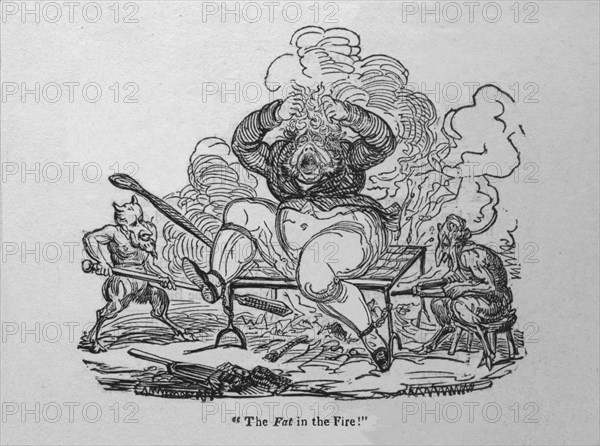 The Fat in the Fire!', c1820.
