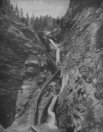 Seven Falls, Cheyenne Canon, Colorado', c1897.