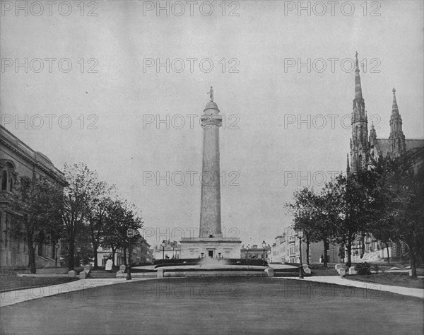 Washington Monument, Baltimore', c1897.