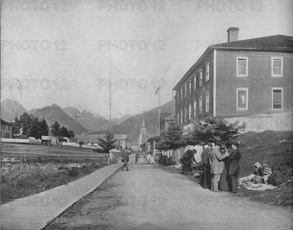 A Street in Sitka, Alaska', c1897.