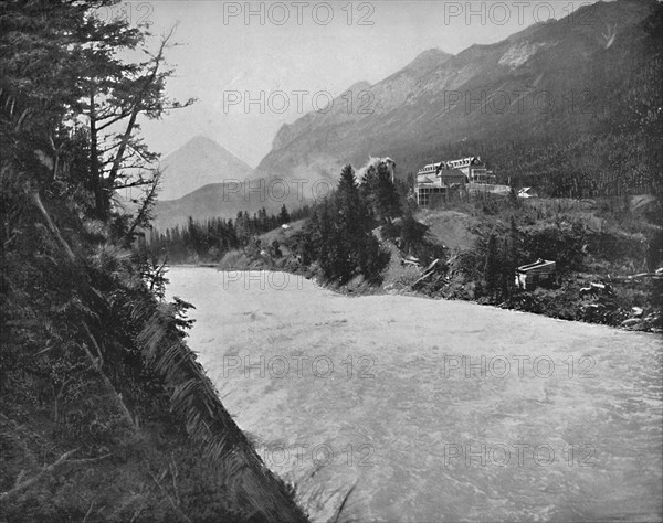 Bow River Raids, Banff, N.W.T.', c1897.