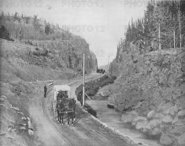 Entrance to Yellowstone Park', c1897.