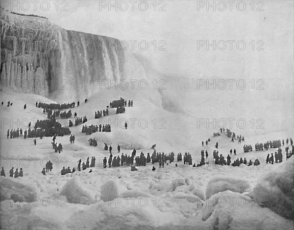 Ice Mountain, Niagara', c1897.