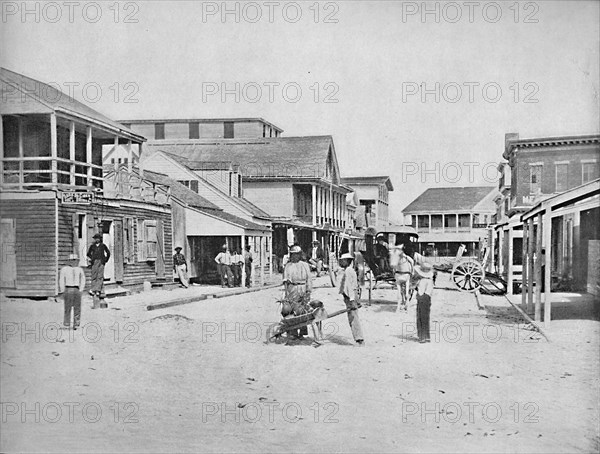 Street in Key West, Florida', c1897.