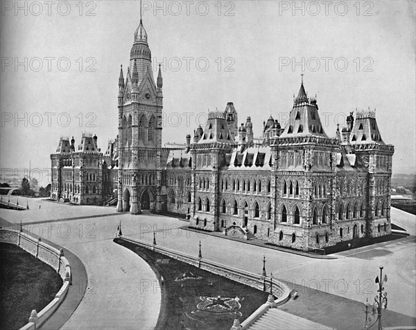 Parliament Buildings, Ottawa, Canada', c1897.