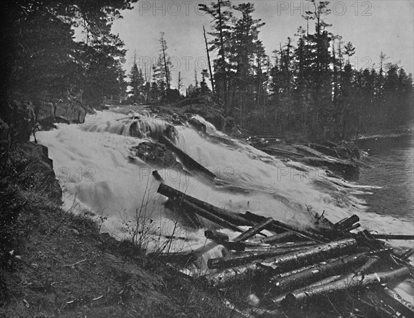 Big Falls, Peshtigo River, Wis.', c1897.