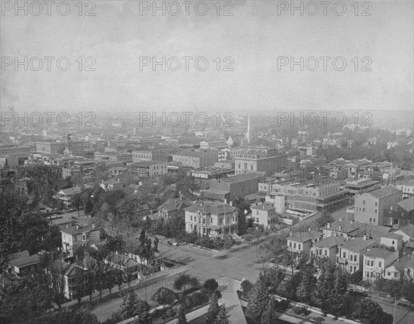 Sacramento, Cal., from the Dome of the Capitol', c1897.