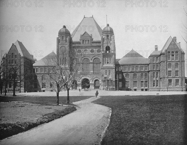 Parliament Buildings, Toronto, Canada', c1897.