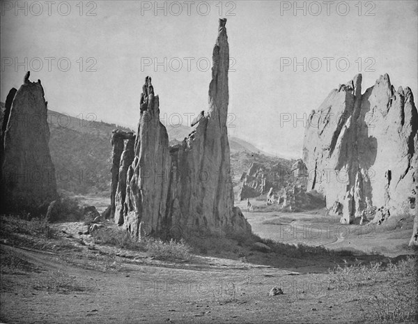 Cathedral Spires, Garden of the Gods, Colorado', c1897.