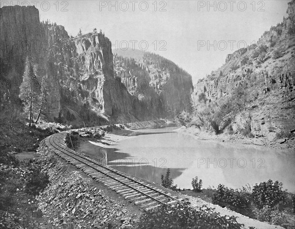 Echo Cliffs, Canyon of the Grand River, Colorado', c1897.