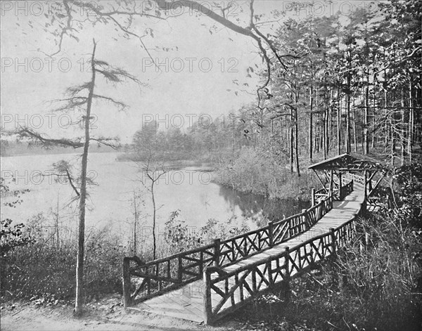 Kissing Bridge, Lakewood', c1897.