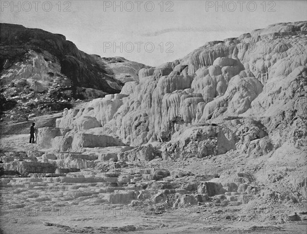 Minerva Terrace, Yellowstone Park', c1897.