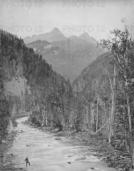 Needle Mountains, Canyon of the Rio de las Animas', c1897.