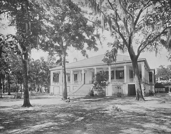 Home of Jefferson Davis, Beauvoir, Louisiana', c1897.