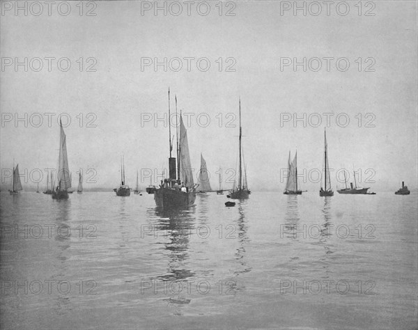 Early Morning on New York Bay', c1897.