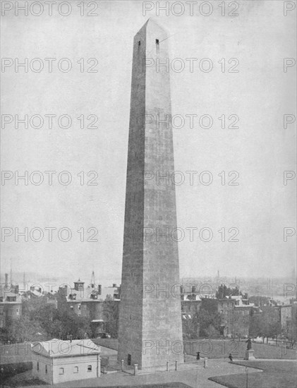 Bunker Hill Monument, Charlestown, Massachusetts', c1897.