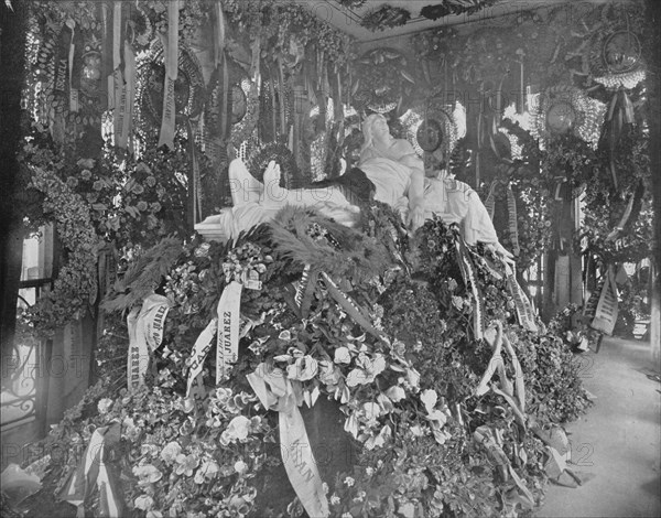 Tomb of Juarez, San Fernando Cemetery, City of Mexico', c1897.