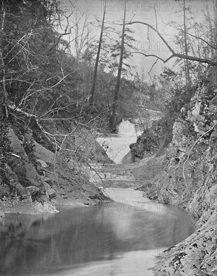 Lace Waterfalls and Dragon's Pool, Natural Bridge, Virginia', c1897.