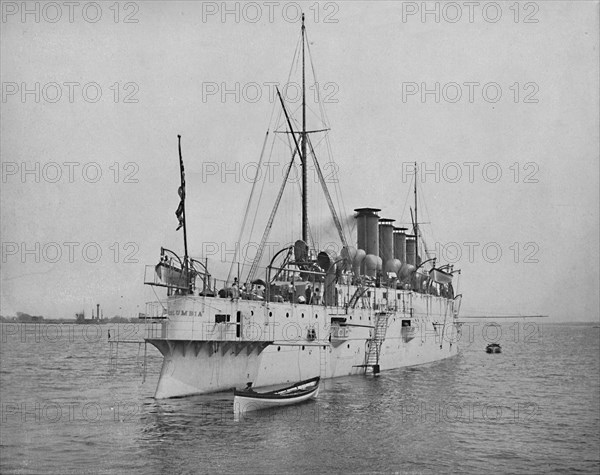 The Protected Cruiser "Columbia".', c1897.