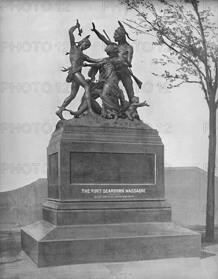 Memorial of the Fort Dearborn Massacre', c1897.