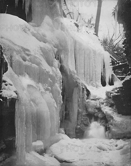 Rainbow Falls in Winter, Watkins Glen, New York', c1897.