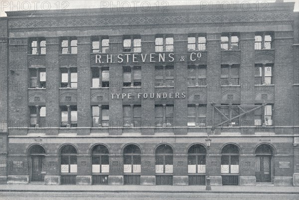 View of Foundry, Southwark Street', 1909.