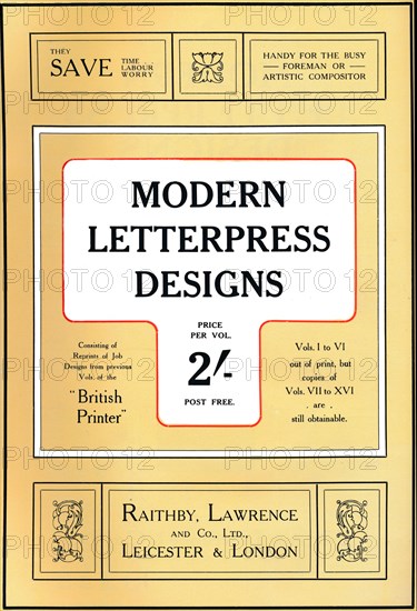Modern Letterpress Designs - Prize Design', 1909.