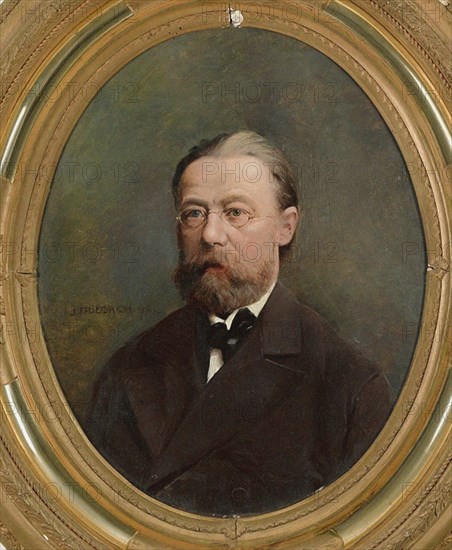 Portrait of the composer Bedrich Smetana.